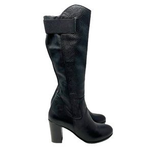 Skinnycalf Boots Block Heels Knee High